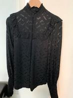 Nieuwe zwarte (glans) blouse, Eksept, mt XS, Kleding | Dames, Blouses en Tunieken, Ophalen, Zwart, Nieuw, Eksept