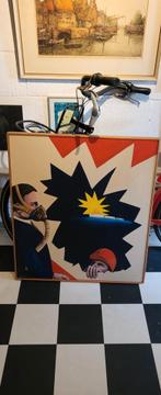Jan van Reeven. Titel Explosie. 1980, Antiek en Kunst, Ophalen of Verzenden