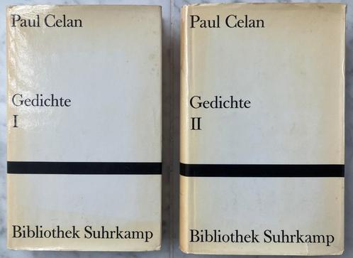 2 Gedichtenbundels Paul Celan 1975 inspiratie Anselm Kiefer, Boeken, Gedichten en Poëzie, Gelezen, Eén auteur, Ophalen of Verzenden