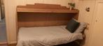 Vintage Inklapbaar Bed - Ruimtebesparend!, Ophalen, Eenpersoons, Hout