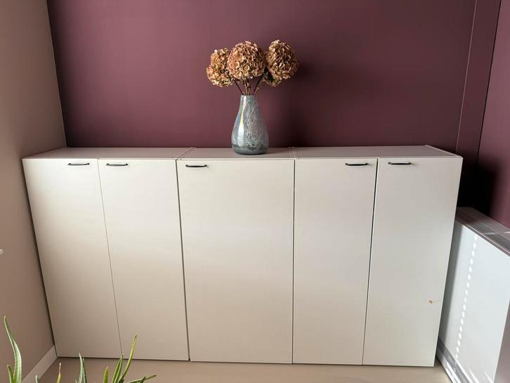 3 Ikea Platsa kasten met deuren en planken, Huis en Inrichting, Kasten | Kledingkasten, Gebruikt, 100 tot 150 cm, 50 tot 100 cm