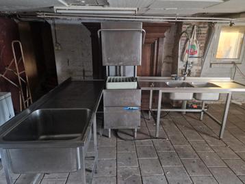 Te Koop: Complete Professionele Afwasstraat beschikbaar voor biedingen
