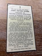 Yntema Evert 1879 Sandfirden 1942 Joure Irnsum x Siemonsma, Verzenden, Bidprentje