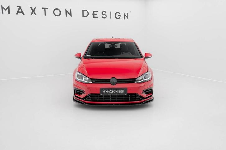 Maxton Design Front Splitter V.9 Volkswagen Golf R, Auto diversen, Tuning en Styling, Ophalen of Verzenden