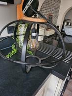 Industriële Hanglamp - Zwart Metaal, Ophalen, Gebruikt, Minder dan 50 cm, Metaal