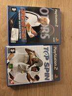 PlayStation 2 Tennis Games - Agassi & Top Spin, Gebruikt, 2 spelers, Eén computer, Ophalen of Verzenden