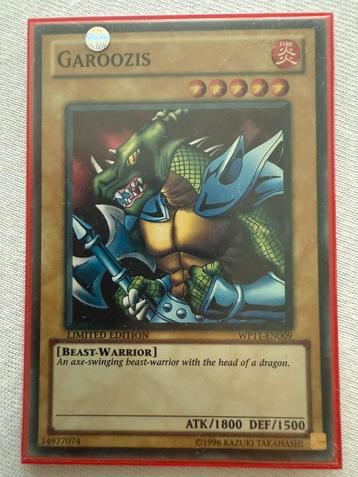 Garoozis yugioh Super Rare beschikbaar voor biedingen