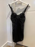 Heel goed: zwart Hunkemöller Noir lingerie nacht jurkje S 36, Hunkemöller, Ophalen of Verzenden, Body of Korset, Zwart