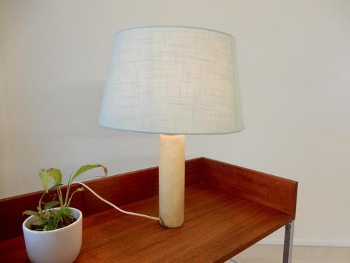 retro vintage lamp tafellamp dressoir lamp jaren 80, Huis en Inrichting, Lampen | Tafellampen, Gebruikt, Minder dan 50 cm, Overige materialen