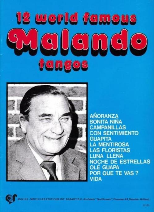 accordeon-piano: 12 World Famous Tangos, Muziek en Instrumenten, Bladmuziek, Gebruikt, Piano, Accordeon, Ophalen of Verzenden