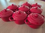 8 rode mini-cocottes, kleine ovenpannetjes met deksel, Ophalen