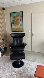 Stressless Relaxstoel met Hocker Leer, Huis en Inrichting, Fauteuils, Ophalen of Verzenden, Gebruikt, Leer, 75 tot 100 cm