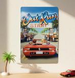 SEGA OUTRUN Retro Arcade Metalen Wandbord Poster., Spelcomputers en Games, 1 speler, Nieuw, Ophalen of Verzenden, Vanaf 3 jaar