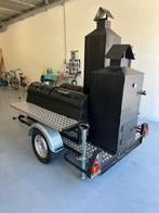 Unieke Offset Rookoven BBQ-gebouwd door Jaap de Vet, Tuin en Terras, Houtskoolbarbecues, Ophalen, Gebruikt