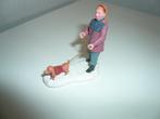 Lemax figuur vrouw met hond nr 34, Diversen, Kerst, Ophalen, Zo goed als nieuw