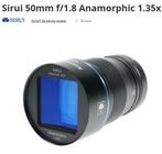Sirui 50mm f/1.8 Anamorphic 1.33x Micro 4/3 Four Thirds MFT, Audio, Tv en Foto, Professionele Audio-, Tv- en Video-apparatuur
