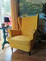 IKEA oorfauteuil geel STRANDMON, Ophalen, Gebruikt