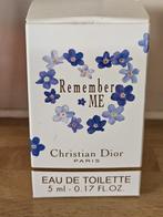 Christian Dior Remember me, Verzamelen, Ophalen of Verzenden, Zo goed als nieuw, Miniatuur, Gevuld