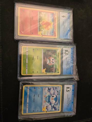 Piplup rowlet Torchic cgc mac donald 2021  beschikbaar voor biedingen