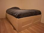 Hemnes, Huis en Inrichting, Slaapkamer | Bedden, Ophalen, Gebruikt, Wit, Tweepersoons