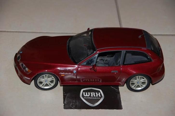 SALE 1:18 BMW Z3 COUPE 2.8 bordeaux red UT models no box WRH, Hobby en Vrije tijd, Modelauto's | 1:18, Zo goed als nieuw, Auto