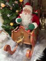 Holiday Creations kerstman in arreslee, Diversen, Kerst, Ophalen of Verzenden, Gebruikt