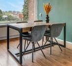 Industriele eettafel, Huis en Inrichting, Ophalen, Gebruikt, 100 tot 150 cm, 50 tot 100 cm