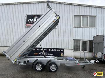 Impex Bockmann 3-zijdige kipper 374x180 oprijplaten 3500 kg beschikbaar voor biedingen
