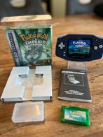 Pokemon Emerald voor GameBoy Advance GBA - Inclusief Doos, Gebruikt, 1 speler, Ophalen of Verzenden, Role Playing Game (Rpg)