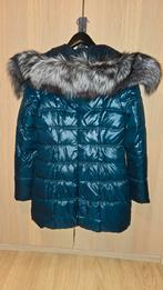 Prachtige winterjas met bontkraag - Maat 36, Kleding | Dames, Blauw, Ophalen of Verzenden, Maat 36 (S), Onbekend