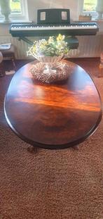 Mooie salontafel mahonie antiek., 100 tot 150 cm, Zo goed als nieuw, Minder dan 50 cm, Ovaal