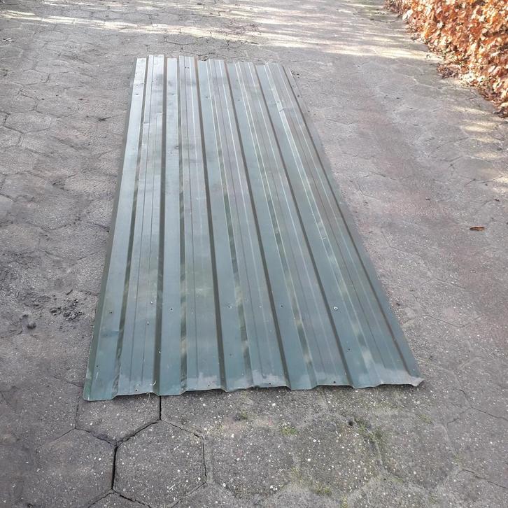 Damwand platen., Doe-het-zelf en Verbouw, Dakpannen en Dakbedekking, Gebruikt, Dakplaat of Dakpanplaat, Metaal, Overige kleuren