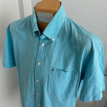 NIEUW Prachtig Tommy Hilfiger Hemd Korte mouwen maat L AKTIE beschikbaar voor biedingen