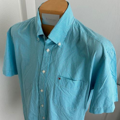 NIEUW Prachtig Tommy Hilfiger Hemd Korte mouwen maat L AKTIE, Kleding | Heren, Overhemden, Nieuw, Halswijdte 41/42 (L), Overige kleuren