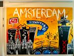 Schilderij - oil - Amsterdam, Antiek en Kunst, Ophalen