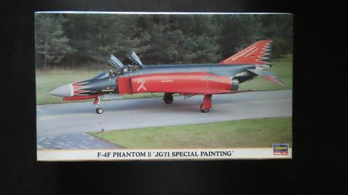 F-4F Phantom II JG71 Special Painting Hasegawa 1/72, Hobby en Vrije tijd, Modelbouw | Vliegtuigen en Helikopters, Nieuw, Vliegtuig