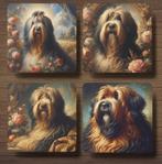 Briard Barok onderzetters met houder, Ophalen of Verzenden, Nieuw, Glas of Kopje