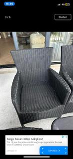 4 Wicker Tuinstoelen - ZGAN, Tuin en Terras, Ophalen of Verzenden, Zo goed als nieuw, Wicker