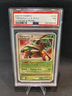 Torterra Lv.X Holo 122 - Diamond & Pearl PSA 7, Ophalen, Zo goed als nieuw, Losse kaart, Foil