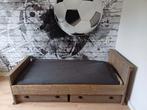Bed steigerhout, Huis en Inrichting, Slaapkamer | Bedden, Ophalen, 90 cm, Eenpersoons, Steigerhout
