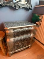 Barok nachtkastje, 1 of 2 laden, Zo goed als nieuw, Minder dan 100 cm, 25 tot 50 cm