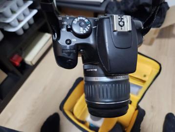Spiegelreflex camera Canon 1000D - complete set met alles beschikbaar voor biedingen