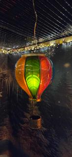 Luchtballon met vlamlamp, geschikt voor buiten en binnen, Tuin en Terras, Buitenverlichting, Ophalen of Verzenden, Nieuw, Zonne-energie