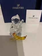 Swarovski aap met banaan, Verzamelen, Swarovski, Ophalen of Verzenden, Zo goed als nieuw, Figuurtje