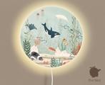 Ronde Wandlamp Onderwaterwereld 35 cm (Ø) Oliver Robins, Bi & Li Creaties, Nieuw, Ophalen of Verzenden, Bilicreaties@gmail.com