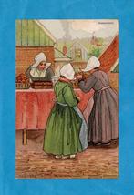 Mooie oude Melchers kaart A132 - Poffertjes kraam - Volendam, Verzamelen, Ansichtkaarten | Themakaarten, Verzenden, Voor 1920