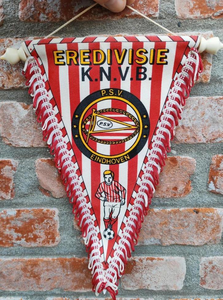 PSV Eindhoven 1980s prachtige vintage vaan vaantje vanen, Diversen, Vlaggen en Wimpels, Zo goed als nieuw, Ophalen of Verzenden