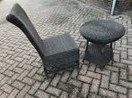 Stoeltje en tafeltje, Tuin en Terras, Ophalen of Verzenden, Zo goed als nieuw, Rotan