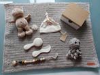 Zelfgehaakte Babydekentje Set - Zandkleur, Ophalen of Verzenden, Nieuw, Kraamcadeau