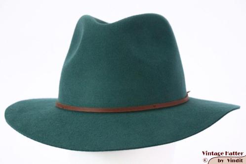 Gleufhoed Brixton Wesley emerald groen 58 Nieuw Sample, Kleding | Dames, Hoeden en Petten, Nieuw, Hoed, 58 cm (L, 7¼ inch) of meer